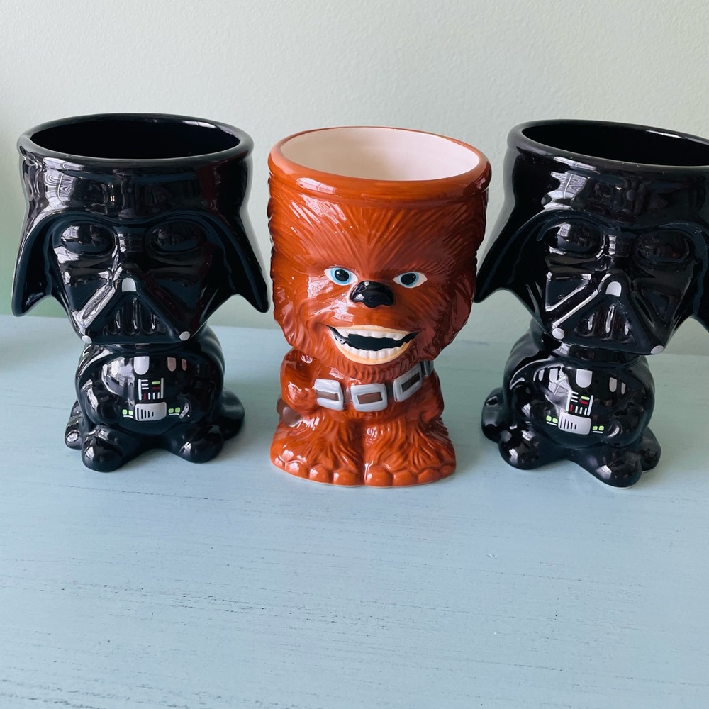 Star Wars Character Mug Set - Black and Brown